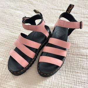 Doc marten blaire sandals light pink brand new